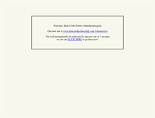 Tablet Screenshot of bearcreekpotterymfg.com